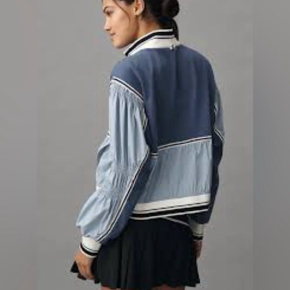 🌟 Anthropology Daily Practice Color-block Pullover - Picture 2 of 9